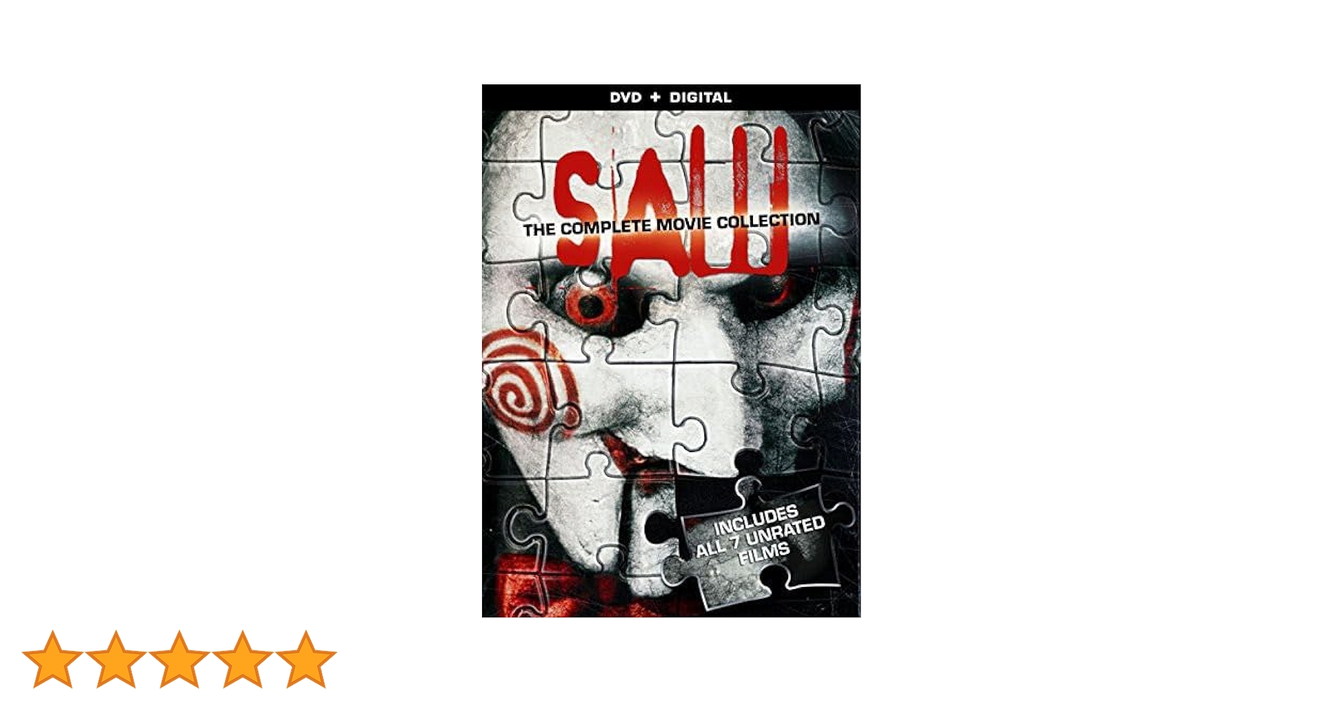 SAW シリーズ DVD 全巻セット SAWシリーズ DVDセット 8枚組 - メルカリ